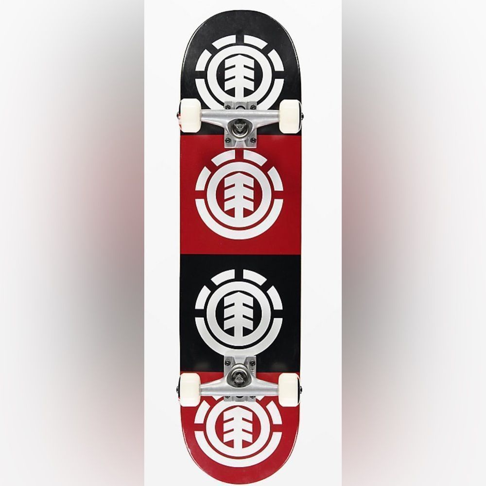 Element Black and Red Skateboard